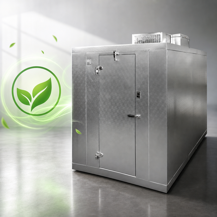 Product image #4 for Norlake Kold Locker Indoor Walk-In Cooler with Floor and Capsule Pak ECO Refrigeration, 10' x 12' x 7'7" H