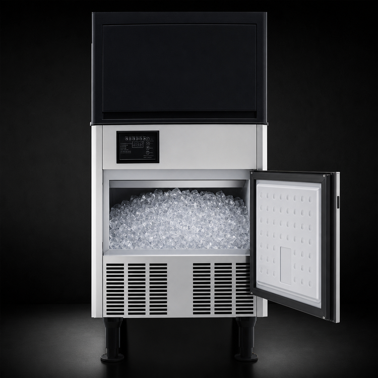 Product image #5 for Resolute Ice Systems ICB8033 Full-Size Dice Ice Cube Machine with 33 lb Storage Bin