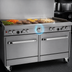 Thumbnail image #4 for Southbend Ultimate 60-Inch Gas Restaurant Range with 48-Inch Griddle, Convection Oven and Cabinet Base