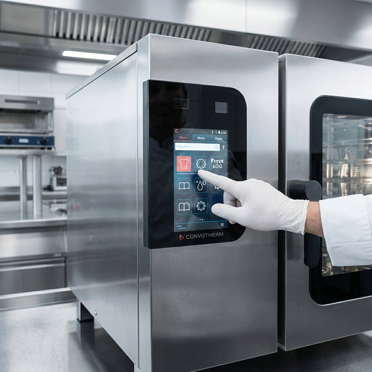 Product image #3 for Convotherm C4 easyTouch 6.20GS-N Single Deck Full-Size Gas Boilerless Combi Oven