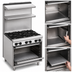 Thumbnail image #4 for Jade Bistro 36-Inch Shallow-Depth Gas Restaurant Range with 6 Open Burners and Standard Oven