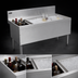 Thumbnail image #4 for Advance Tabco Prestige 36 Inch Stainless Steel Bar Ice Bin with 10-Circuit Cold Plate and Left Bottle Rack