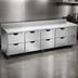 Thumbnail image #4 for Beverage-Air WTRD119AHC-8 119-Inch Four-Section Worktop Drawer Refrigerator