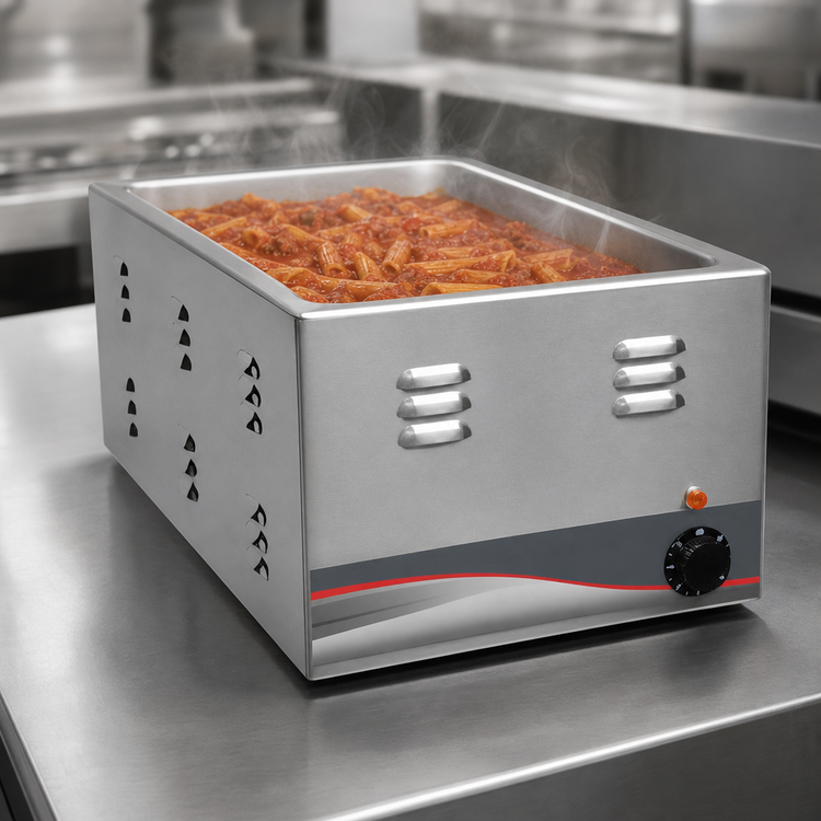 Product image #4 for APW Wyott X*PERT Series Insulated Electric Countertop Wet Food Pan Warmer, 22 Qt, 12 x 20 Opening