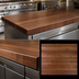 Thumbnail image #4 for American Black Walnut Kitchen Countertop, 36 Inch x 32 Inch x 2-1/4 Inch Thick, Varnique Finish