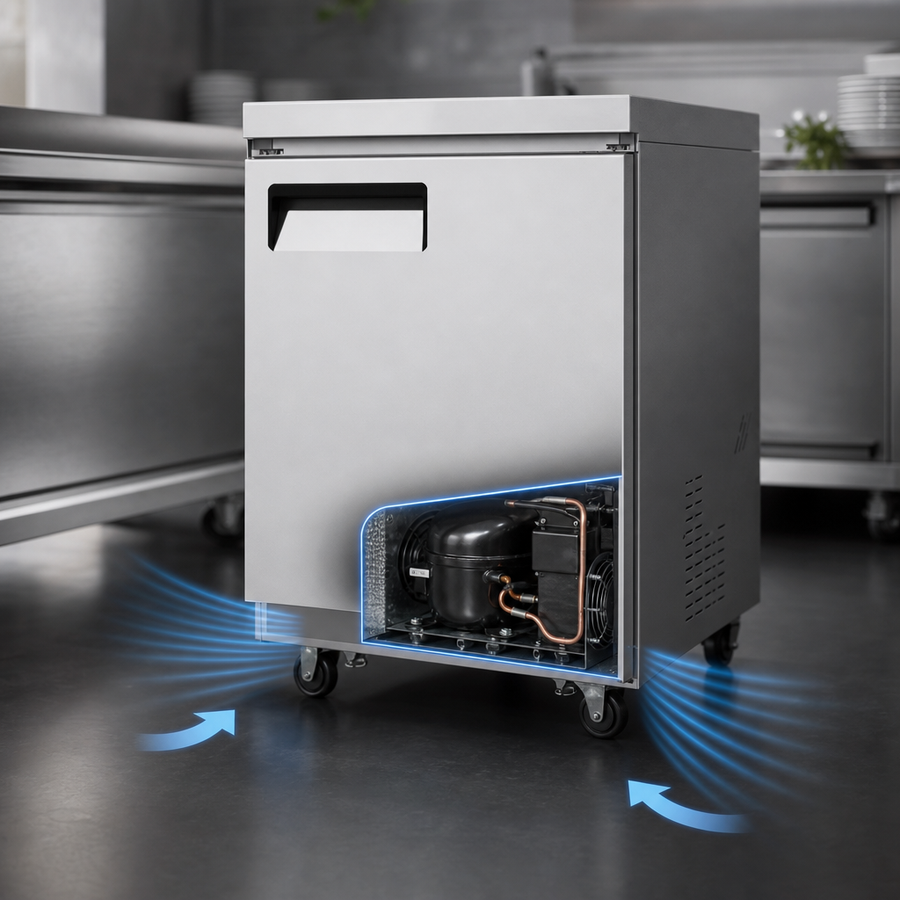 Self-Contained Bottom-Mount Refrigeration