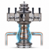 Thumbnail image #4 for Glastender Braumeister 5-Faucet Polished Brass Glycol-Cooled Draft Dispensing Tower
