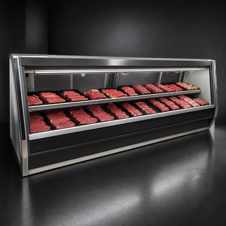 Product image #4 for Howard-McCray 40E Series 148-1/2-Inch Wide Full-Service Self-Contained Red Meat Service Case