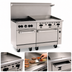 Thumbnail image #4 for Vulcan Endurance 60-Inch Commercial Gas Range with 4 Open Burners, 36-Inch Griddle and 2 Standard Ovens