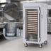 Thumbnail image #4 for Metro C5 8 Series Mobile 3/4 Height Controlled Temperature Heated Holding Cabinet with Double-Pane Glass Doors and 14-Pan Lip Load Capacity