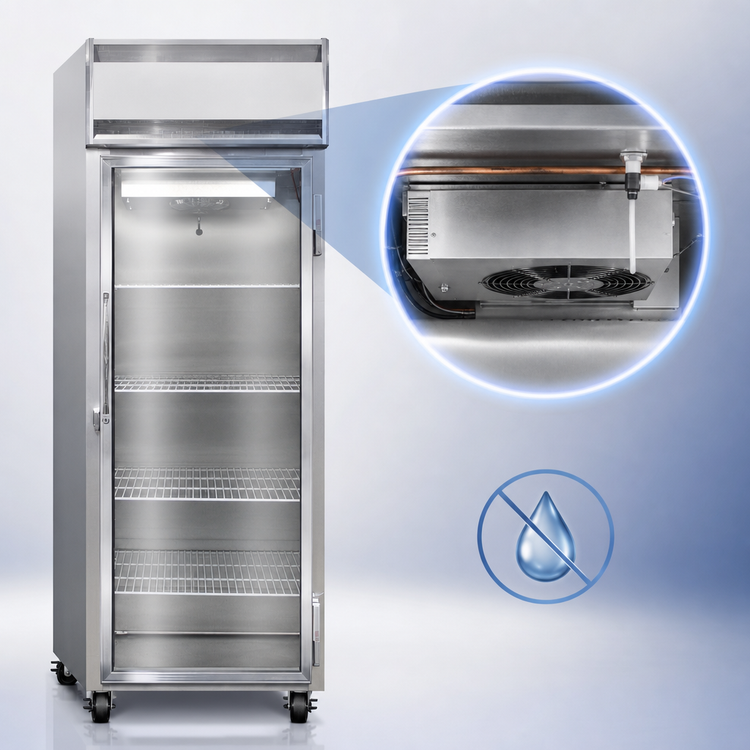 Product image #4 for Continental Refrigerator 1FENSAGD Extra-Wide 1-Section Reach-In Display Freezer with Full-Height Glass Door
