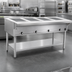 Thumbnail image #4 for Eagle Group 79-Inch Electric Hot Food Table with 5 Dry Wells, Open Base, 208V Single-Phase