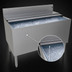 Thumbnail image #4 for Glastender Extra Deep Stainless Steel Underbar Ice Bin with 10-Circuit Cold Plate, 48 Inch W x 24 Inch D, 235 lb. Ice Capacity