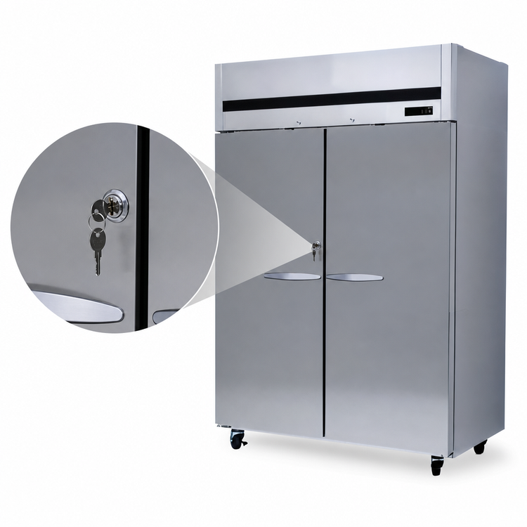 Product image #4 for Kool-It Signature Two-Section Reach-In Freezer with Solid Doors, 43 Cu. Ft., Top-Mounted Self-Contained Refrigeration
