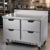 Thumbnail image #4 for Beverage-Air 48-Inch Two-Section Worktop Drawer Freezer, 4 Drawers, Foamed-In-Place Backsplash