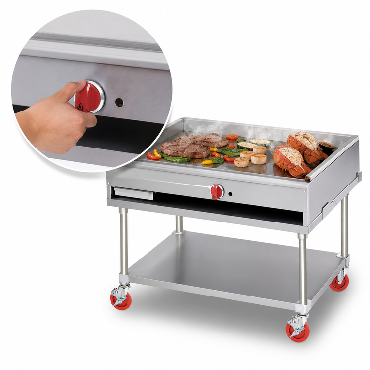Product image #4 for American Range Culinary Series 60-Inch Gas Teppanyaki Griddle