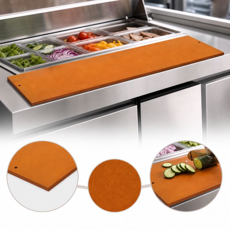 Product image #4 for Beverage-Air 17-Inch Composite Cutting Board for SPE48C Prep Table