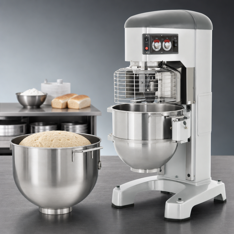 Product image #4 for Hobart Legacy+ 80 Quart Floor Model Planetary Mixer, 4-Speed, 380-460V 3-Phase