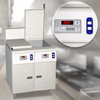 Thumbnail image #4 for Pitco Frialator (Middleby) Solstice SRTG14-2-GM Dual Gas Rethermalizer, 2 x 17.5-Gallon Tanks, Digital Controls, 110,000 BTU