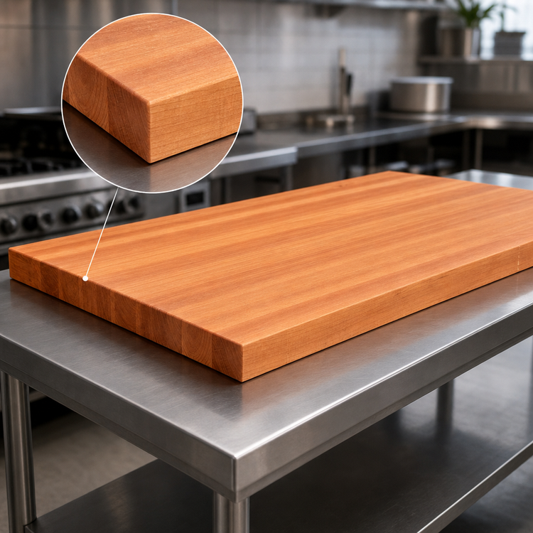 Product image #4 for Boos Block American Cherry Edge Grain Kitchen Countertop, 84 x 32 x 3 Inches, Varnique Finish
