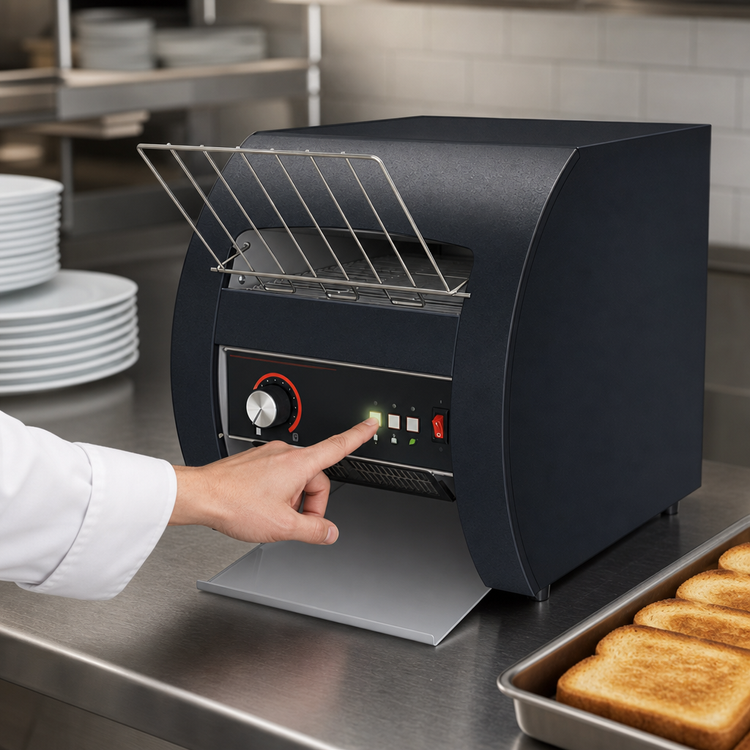 Product image #4 for Hatco Toast-Qwik TQ3-10 Electric Countertop Horizontal Conveyor Toaster