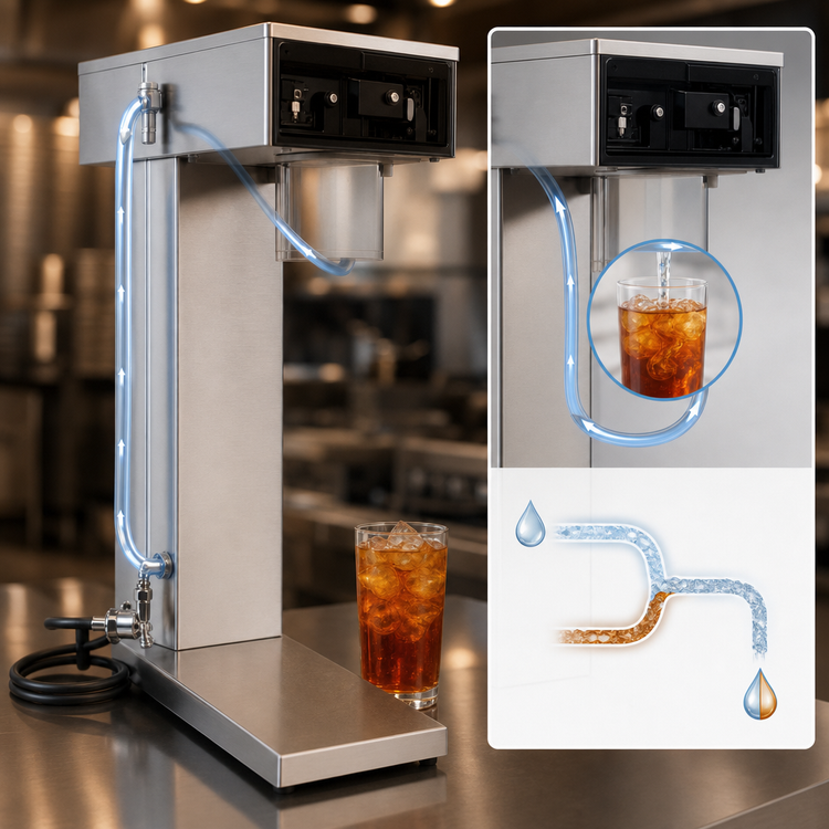 Product image #4 for Bloomfield 8740 Single Automatic Fresh-Brew Iced Tea Brewer, 3 Gallon, 120V, Stainless Steel