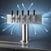 Thumbnail image #4 for Micro Matic USA T-Style 5-Faucet Countertop Air-Cooled Draft Beer Tower, Polished Stainless Steel