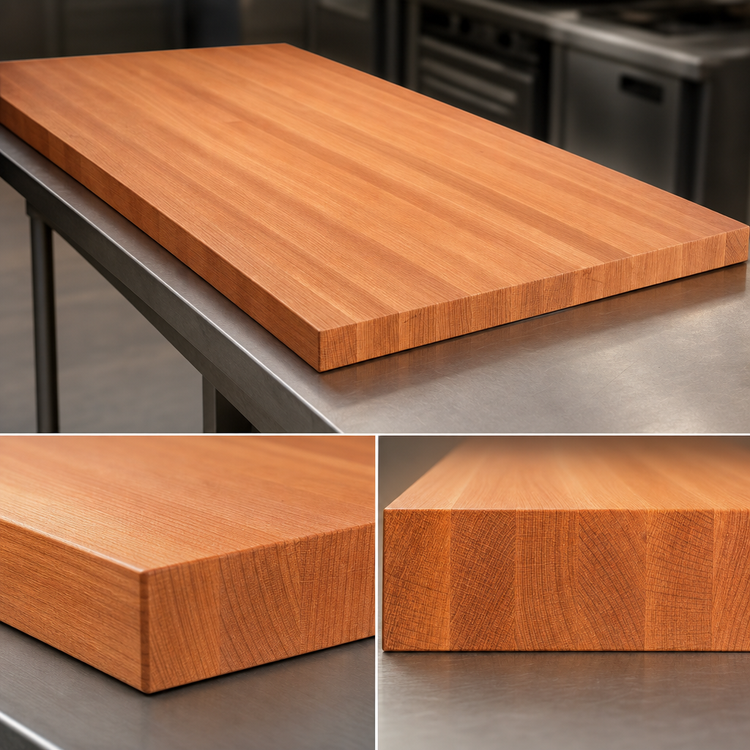 Product image #4 for Boos Block American Cherry Edge Grain Kitchen Countertop, 132 x 32 x 3 Inch, Oil Finish