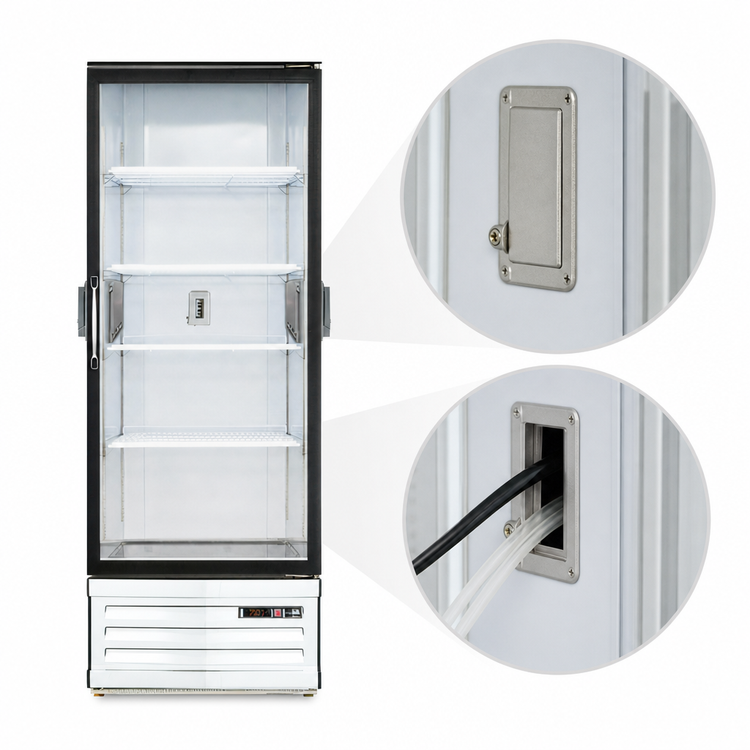 Product image #4 for Everest Refrigeration EMGR24C Chromatography Reach-In Glass Door Refrigerator, 1 Section, 25 Cu. Ft., Self-Contained Bottom Mount