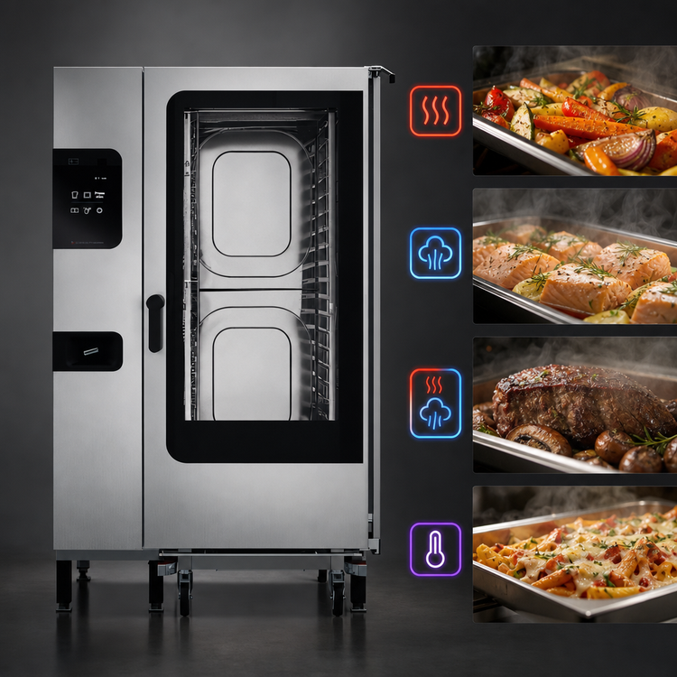 Product image #4 for Convotherm C4 ET 20.20ES-N EasyTouch 20-Pan Electric Boilerless Roll-In Combi Oven