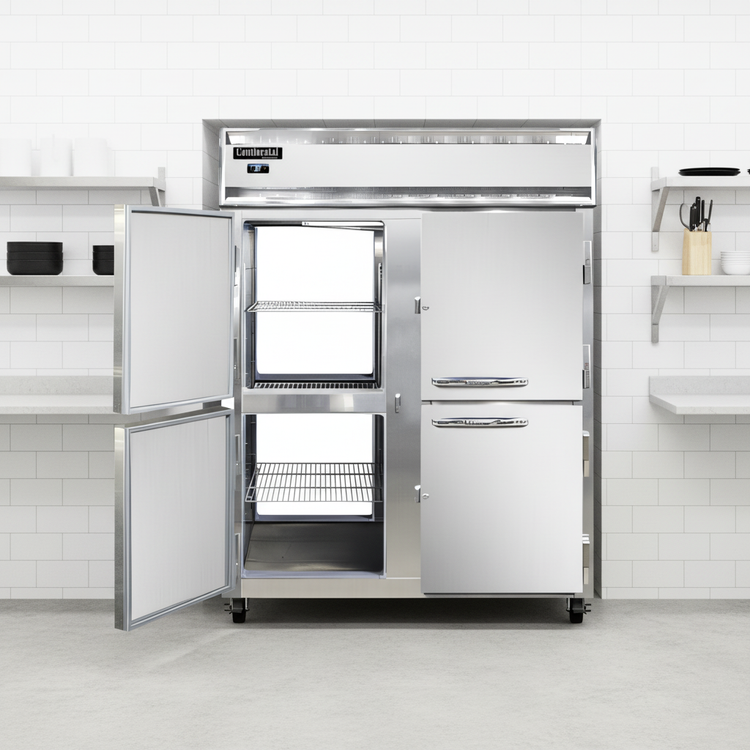 Product image #3 for Continental Refrigerator 2FENSSPTHD Two-Section Extra-Wide Pass-Thru Freezer