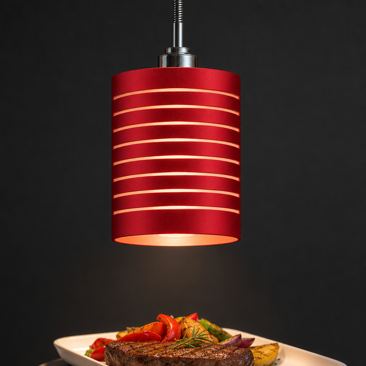 Product image #5 for Hatco DLL-1100 Decorative Luminaire Food Heat Lamp with 6-1/2-Inch Cylinder Shade
