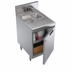 Thumbnail image #4 for Krowne Royal Series 18 Inch x 24 Inch Underbar Speed Station with Dump Sink, Speed Rinser, and Cabinet Base