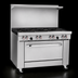 Thumbnail image #4 for Southbend S-Series 48-Inch Gas Restaurant Range with 8 Open Burners, Standard Oven, Cabinet Base and Hi-Shelf Backriser