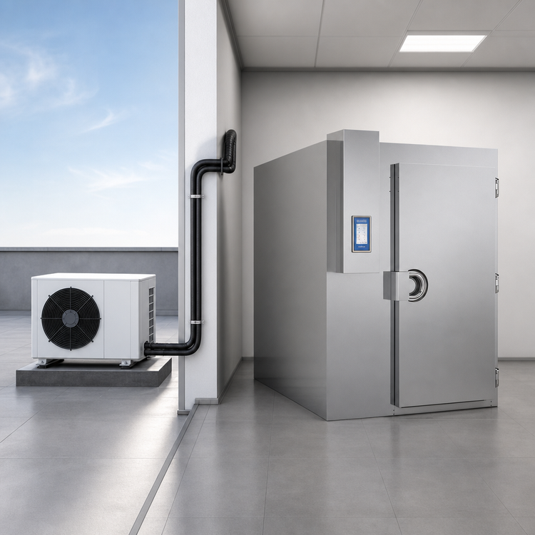Product image #4 for Irinox MultiFresh MF 750.2 4T Pass-Thru Roll-In Blast Chiller and Shock Freezer with Remote Condensing Unit