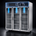 Thumbnail image #4 for Beverage-Air Horizon Series Three-Section Reach-In Refrigerator with Glass Doors, 71.52 Cu. Ft., Top-Mounted Self-Contained Refrigeration