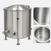 Thumbnail image #4 for Legion LTI-150 150-Gallon Stationary Direct Steam Kettle, 2/3 Jacketed