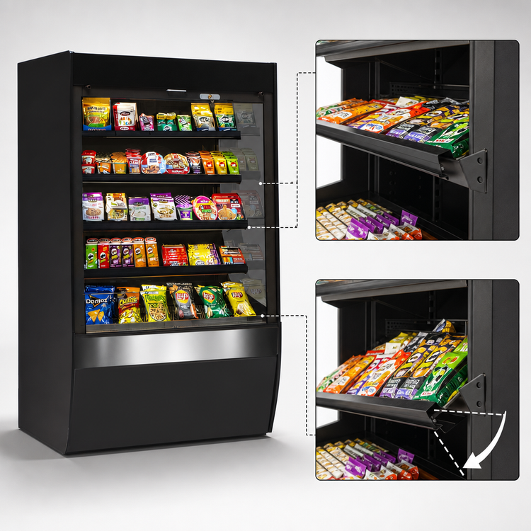 Product image #4 for Federal Industries Vision Series Non-Refrigerated Self-Serve Merchandiser