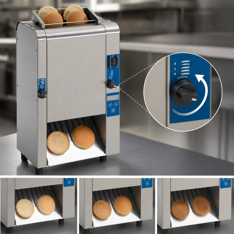 Product image #4 for Antunes Mini Vertical Contact Conveyor Toaster