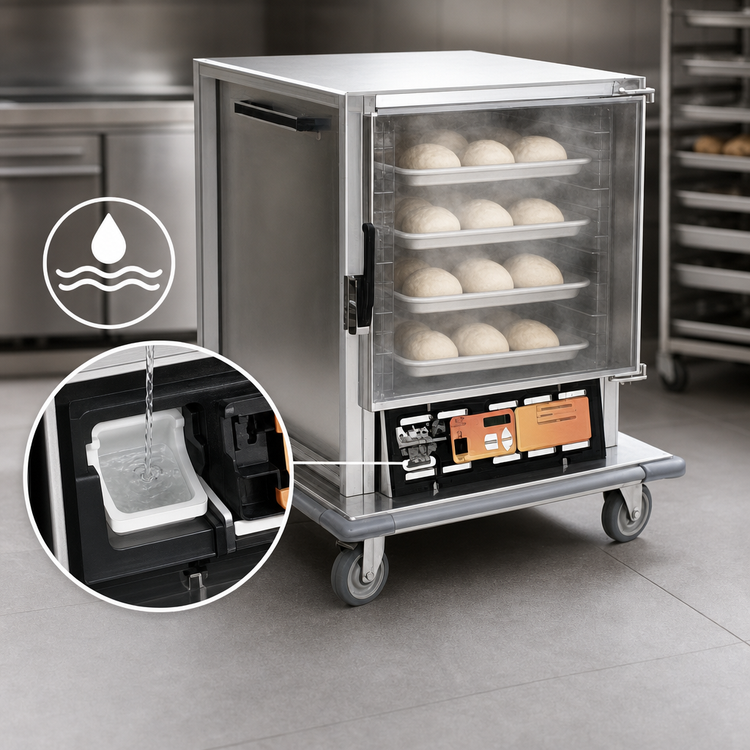 Product image #4 for Panco HPUELSN-RA3.00 Undercounter Non-Insulated Heated/Proofing Holding Cabinet with Polycarbonate Window Door