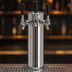 Thumbnail image #4 for Micro Matic USA 3-Faucet Air-Cooled Countertop Column Draft Beer Tower, Polished Stainless Steel