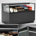Thumbnail image #4 for Reveal® 47-3/4-Inch Freestanding Self-Service Refrigerated Display Case with Self-Contained Refrigeration