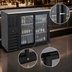 Thumbnail image #4 for Beverage-Air 58-Inch Two-Section Food-Rated Back Bar Refrigerator with Sliding Glass Doors