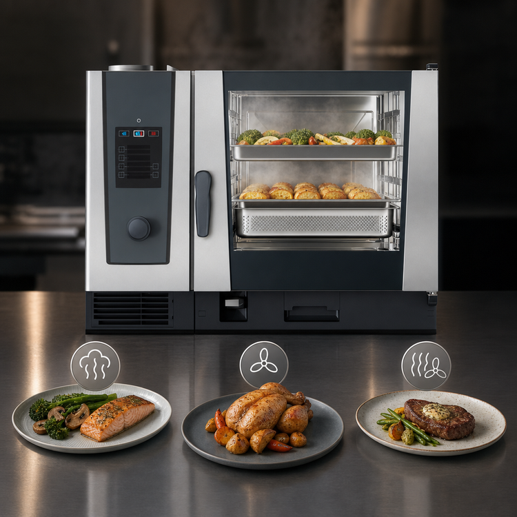 Product image #4 for RATIONAL iCombi Classic 6-Full Size Electric Combi Oven, 480V 3-Phase, Countertop