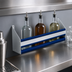 Thumbnail image #4 for Advance Tabco Prestige Signature Series 12-Inch Single-Tier Stainless Steel Speed Rail, 3-Bottle Capacity