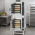 Thumbnail image #4 for Groen HyperSteam 2-Compartment Pressureless Gas Convection Steamer with Stand, 10-Pan Capacity