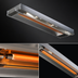Thumbnail image #4 for Eagle RedHots 42-Inch Single Unlighted Rod-Type Strip Heat Lamp with Remote, 120V, 675W