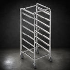 Thumbnail image #4 for Baxter Manufacturing BSRSB-10 Stainless Steel Single End-Load Rack for Single Rack Ovens, 10 Slides, 6-Inch Spacing