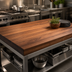 Thumbnail image #4 for 60-Inch x 36-Inch American Black Walnut Edge Grain Kitchen Countertop with Penetrating Oil Finish