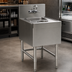 Thumbnail image #4 for Spec-Bar Underbar Wet Waste Sink with Dry Waste Chute, 18 x 24 Inches, Stainless Steel
